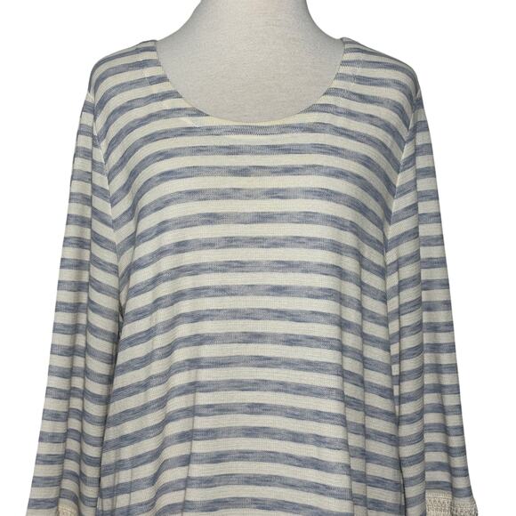 J Jill SZ L Coastal Nautical Striped Top - Picture 5 of 9